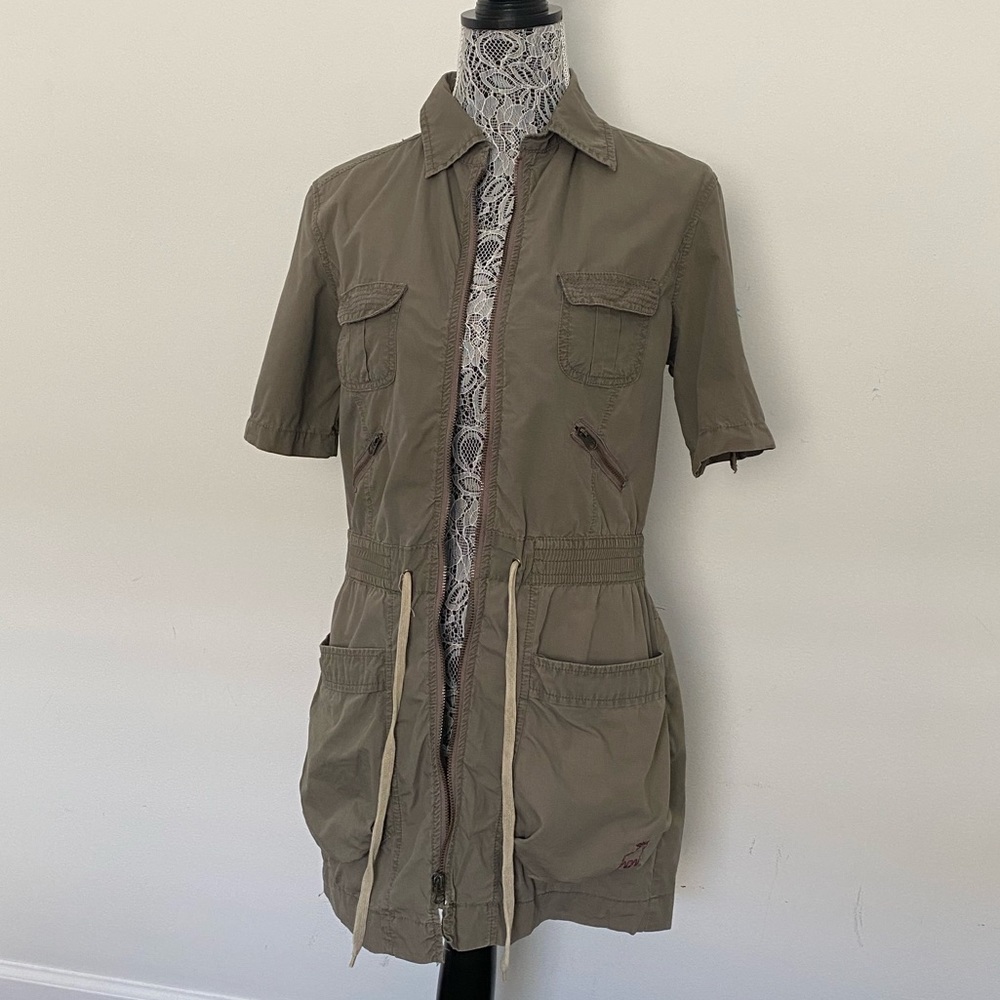 Abercrombie & Fitch 🦅 Cargo Jacket green